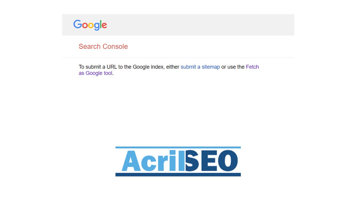 Search Engine Submission-Acril SEO